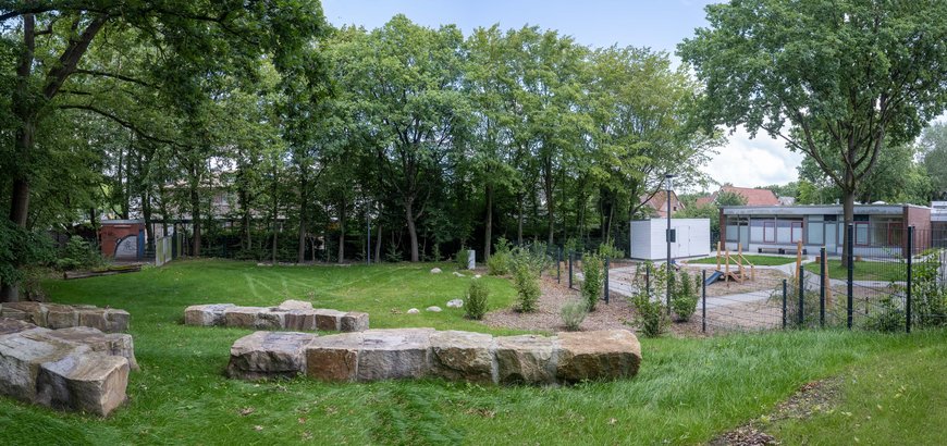 Platz für Zeltlager und Freiluftveranstaltungen bietet das Außengelände am „Haus der Jugend“. Foto: Sascha Stüber