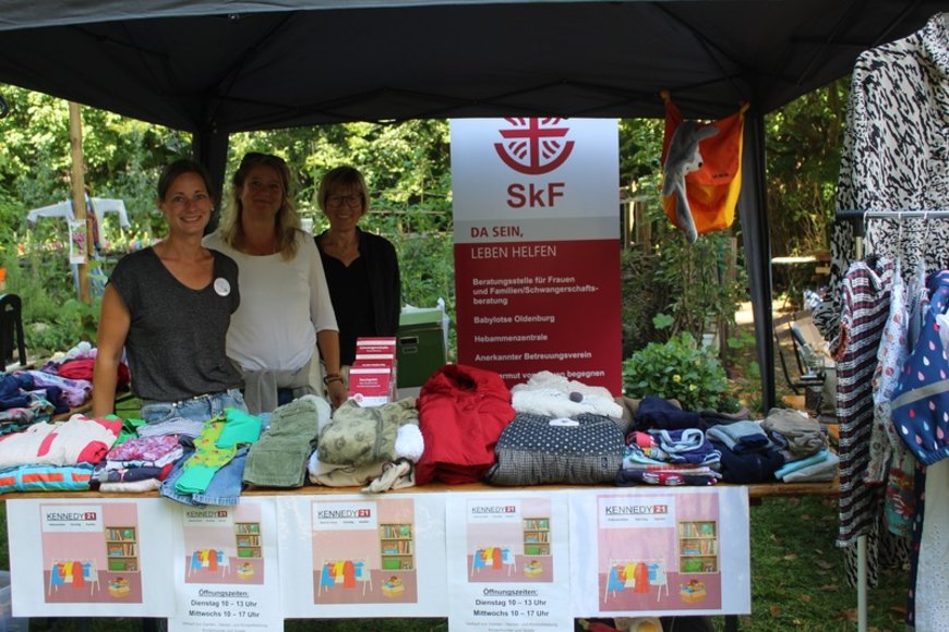 Das Team des SkF (Sozialdienst katholischer Frauen e. V. Oldenburg). Foto: Sonja Deuling