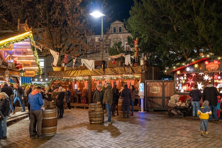 Ausschank „Zur Scheune“ auf dem Lamberti-Markt 2021. Foto: Sascha Stüber
