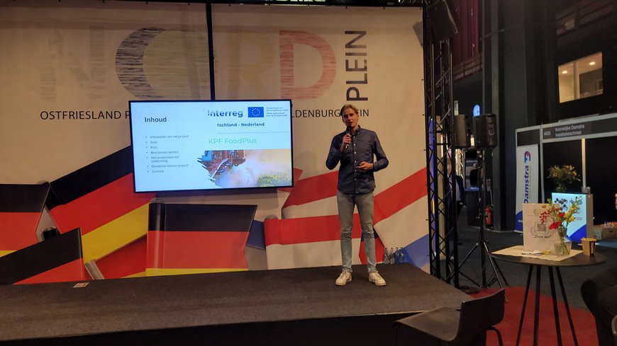 Justin Uitendaal stellte den KPF Food Plus vor. Foto: Stadt Oldenburg