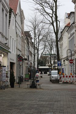 Pflaster in der Gaststraße, Blickrichtung Theaterwall