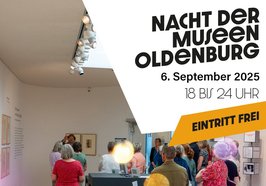Führung bei der Nacht der Museen. Foto: Max Haß, Gestaltung: Eddiks Grafik