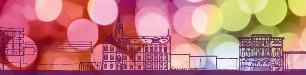 Umrisse der Oldenburger Museen und Kunsthäuser. Bild: Eddiks Grafik