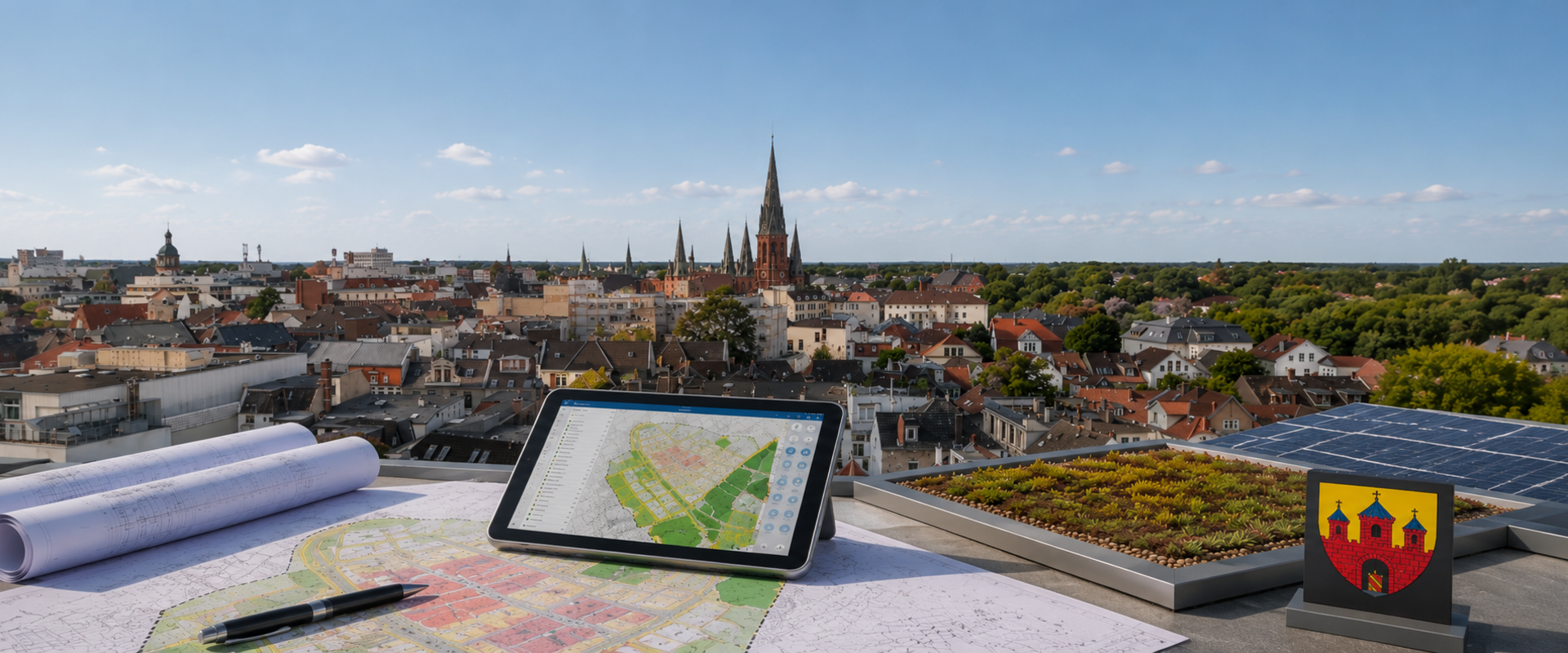 Planen und Bauen in Oldenburg. Foto: KI-generiert durch Stadt Oldenburg