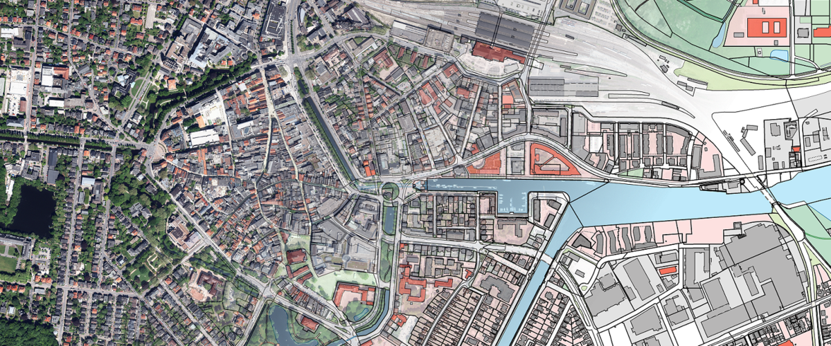 Überlagerung ALKIS Luftbild. Foto: Stadt Oldenburg