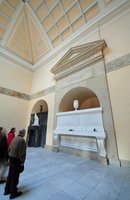 Blick auf die Grabstätte im Mausoleum. Foto: Hans-Jürgen Zietz