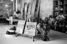 Stilleben im Färber-Atelier in der Baumgartenstraße. Foto: Oldenburger Kunstschule/I. Mittwollen