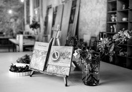 Stilleben im Färber-Atelier in der Baumgartenstraße. Foto: Oldenburger Kunstschule/I. Mittwollen