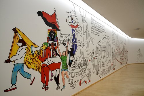 Blick in die Ausstellung 'Das kann nur Zeichnung'. Foto: Andrey Gradetchliev