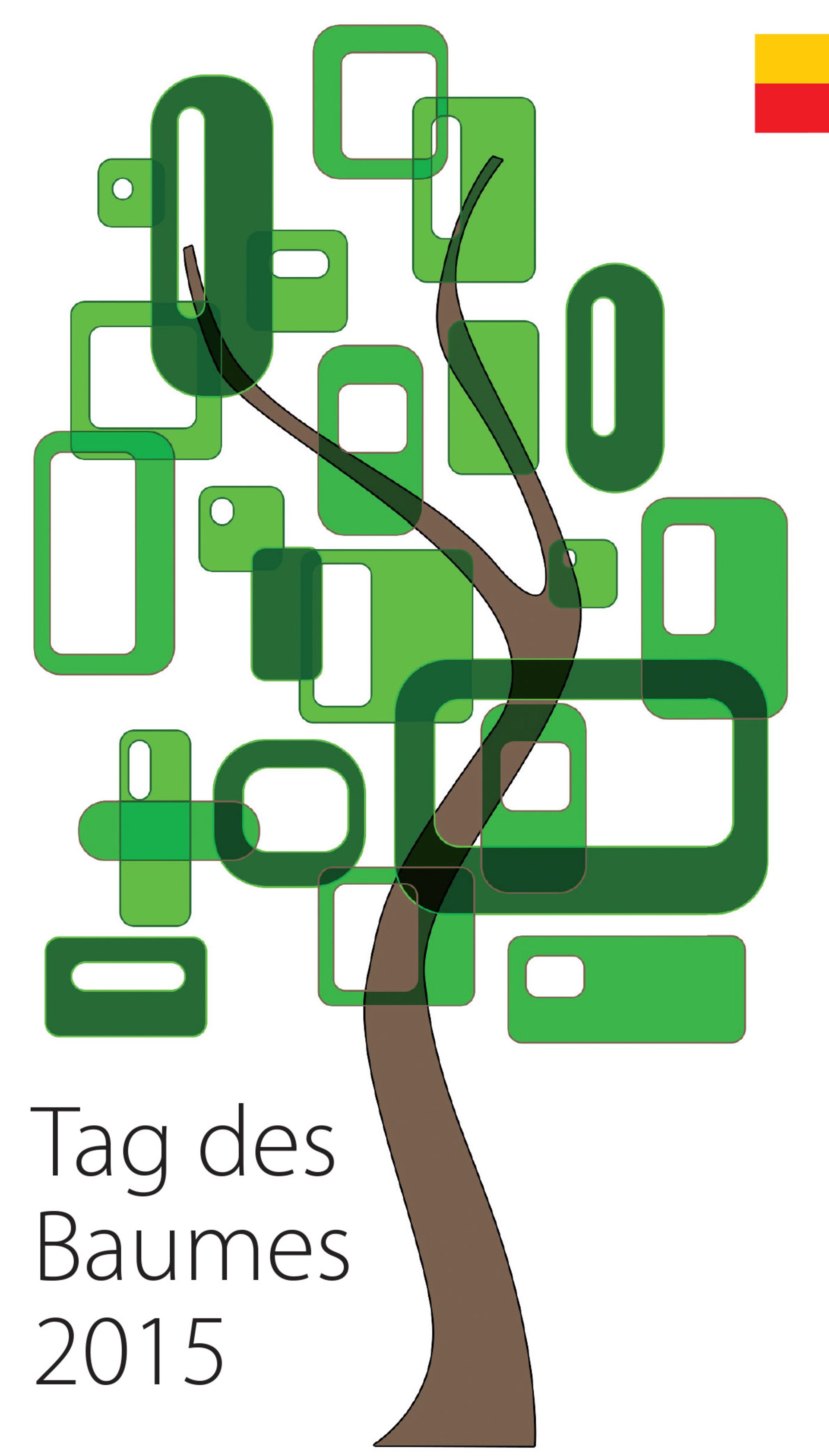 Einladung zum Tag des Baumes 2015. Grafik: Stadt Oldenburg