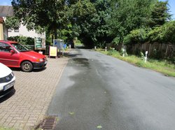 Die Straße Hartenkamp nach dem Ausbau