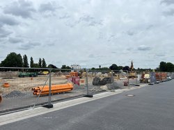 Das Kramermarktsgelände während der Bauarbeiten Anfang Juni 2026. Foto: Stadt Oldenburg Das Kramermarktsgelände während der Bauarbeiten Anfang Juni 2026. Foto: Stadt Oldenburg