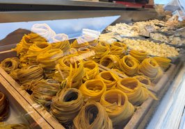 Der Nudelladen auf dem Wochenmarkt Pferdemarkt. Foto: Stadt Oldenburg