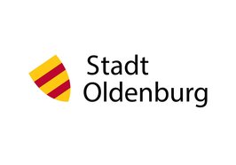 Logo der Stadt Oldenburg mit Stadtwappen und Schriftzug „Stadt Oldenburg“. Quelle: Stadt Oldenburg