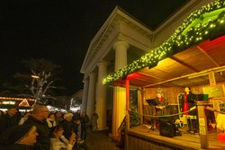 Die Bühne auf dem Lamberti-Markt. Foto: Sascha Stüber