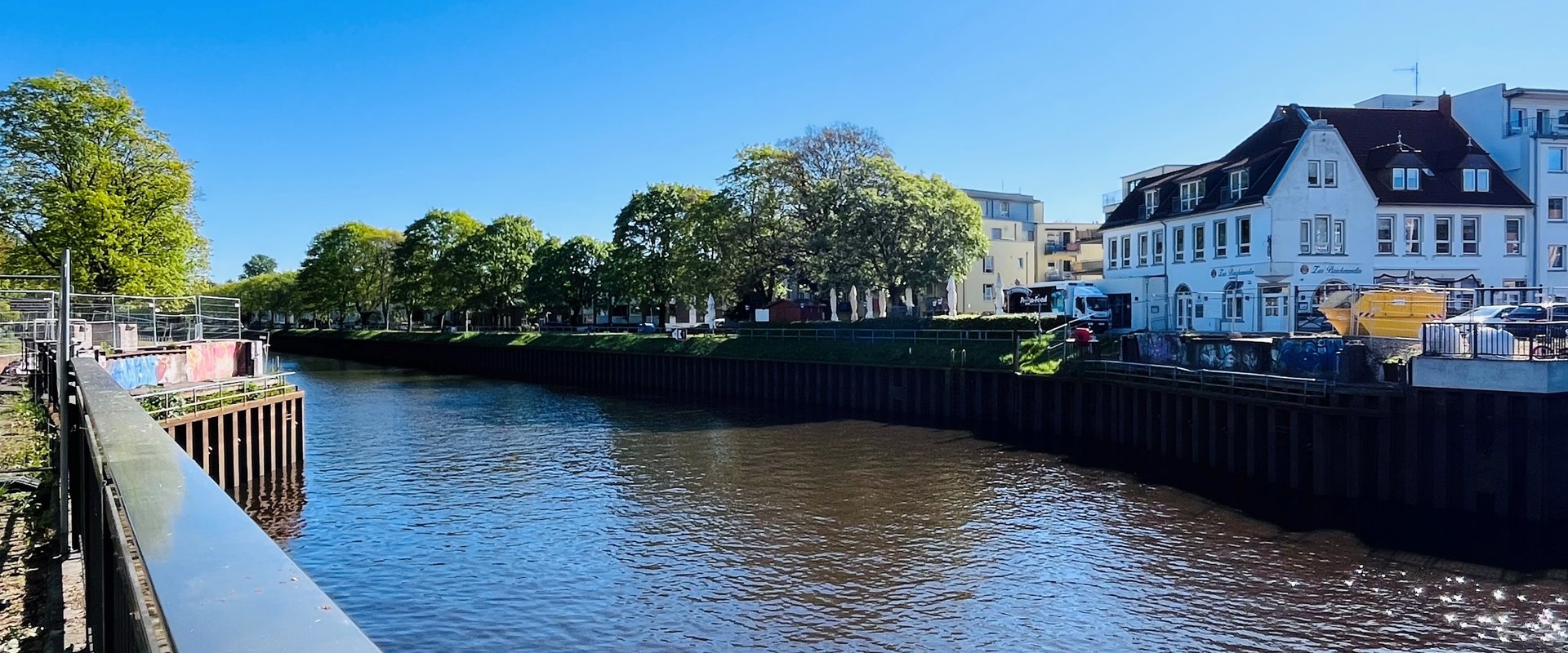 Die abgerissene Cäcilienbrücke stellte eine wichtige Verbindung zwischen Osternburg und der Innenstadt dar. Die Stadt drängt auf einen zügigen Ersatzneubau. Foto: Stadt Oldenburg