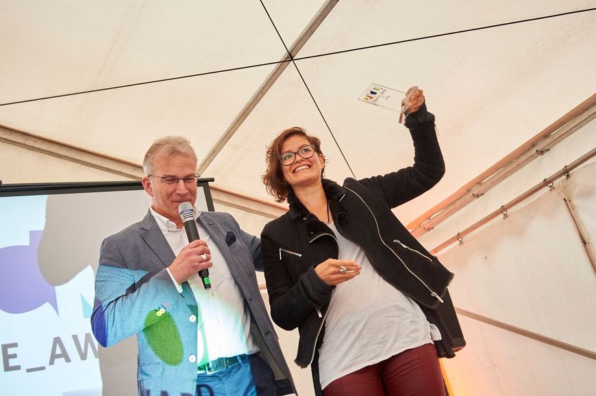 Preisträgerin Lotikova CREATIVE AWARD 2017. Foto: Foto- und Bilderwerk