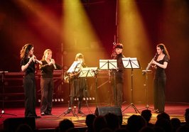 Das Bläserquintett „Piccola Banda“ überzeugte mit einem Stück von Edvard Grieg. Foto: Stadt Oldenburg 