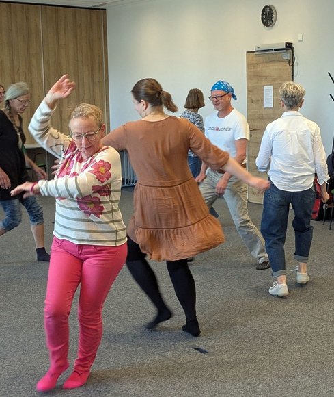 Getanzt wurde auch im Theaterworkshop. Foto: Stadt Oldenburg