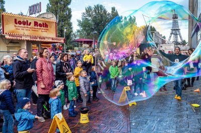 Blick über den Kramermarkt 2019. Foto: Sascha Stüber