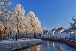 Die Kavaliershäuser an der Huntestraße. Foto: Hans-Jürgen Zietz