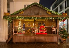 Die Bühne auf dem Lamberti-Markt 2024. Foto: Sascha Stüber