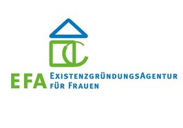 Logo der ExistenzgründungsAgentur für Frauen. Grafik: EFA