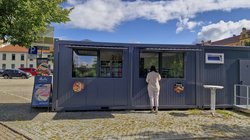 Foto des neuen Kioskes am Pferdemarkt, Foto Stadt Oldenburg