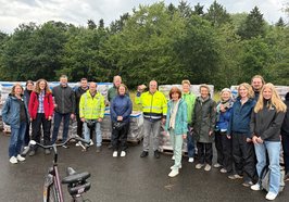 Rund 20 Projektpartnerinnen und Projektpartner zum Projektstart des Reallabors Urban Mining. Foto: Stadt Oldenburg