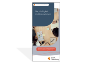 Flyer Nachhaltigkeit im Unternehmen. Abbildung: Stadt Oldenburg