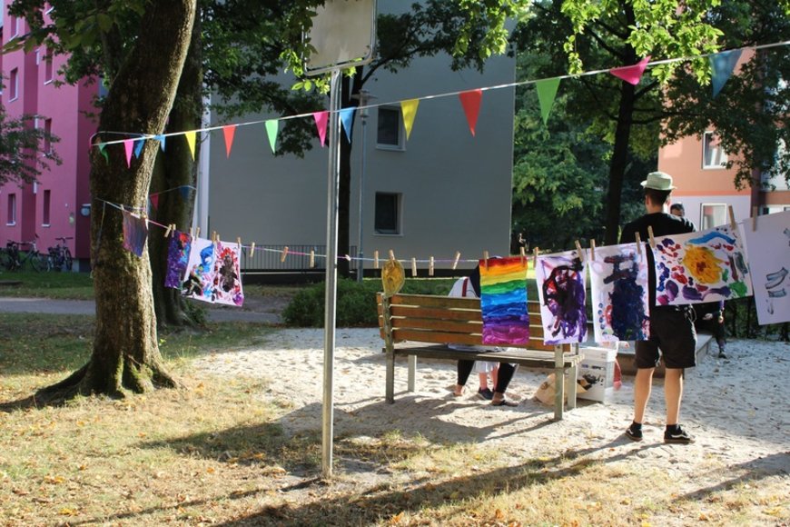 Die entstandenen Kunstwerke. Foto: Sonja Deuling