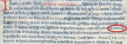 Auszug aus der Urkunde mit der Ersterwähnung Oldenburgs, überliefert in einem Buch aus dem 14. Jahrhundert. Quelle: Stadtarchiv Auszug aus der Urkunde mit der Ersterwähnung Oldenburgs, überliefert in einem Buch aus dem 14. Jahrhundert. Quelle: Stadtarchiv