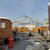 Vorschau: Das Spiegelzelt beim Aufbau am 29. September 2026. Foto: Stadt Oldenburg
