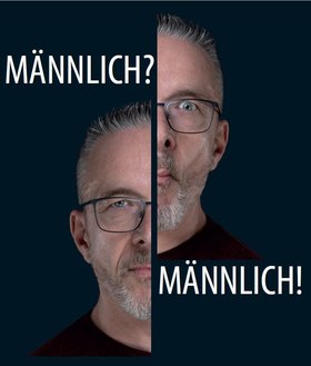 Zwei Hälften eines männlichen Gesichts, halb Grimasse, halb ernst. Foto: Johannes Bichmann/Soulphoto Grafik: Thomas Robbers Zwei Hälften eines männlichen Gesichts, halb Grimasse, halb ernst. Foto: Johannes Bichmann/Soulphoto Grafik: Thomas Robbers