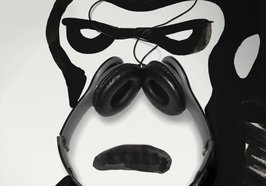 Christoph Niemann, Gorilla, aus den Sunday Sketches. Foto: VG Bild Kunst 2025