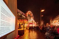 Ein Foto vom Lamberti-Singen auf dem Lamberti-Markt 2024. Foto: Sascha Stüber