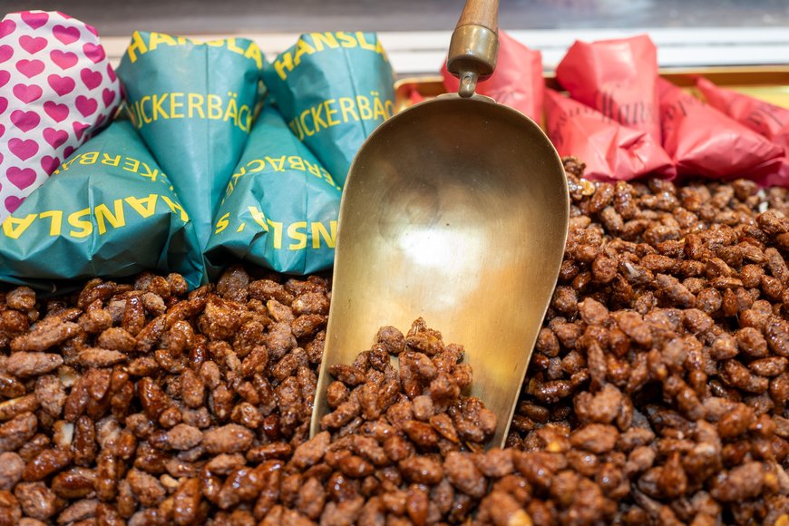 Gebrannte Mandeln auf dem Lamberti-Markt 2025. Foto: Sascha Stüber