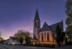 Tagesausklang an der Garnisonkirche. Foto: Hans-Jürgen Zietz 