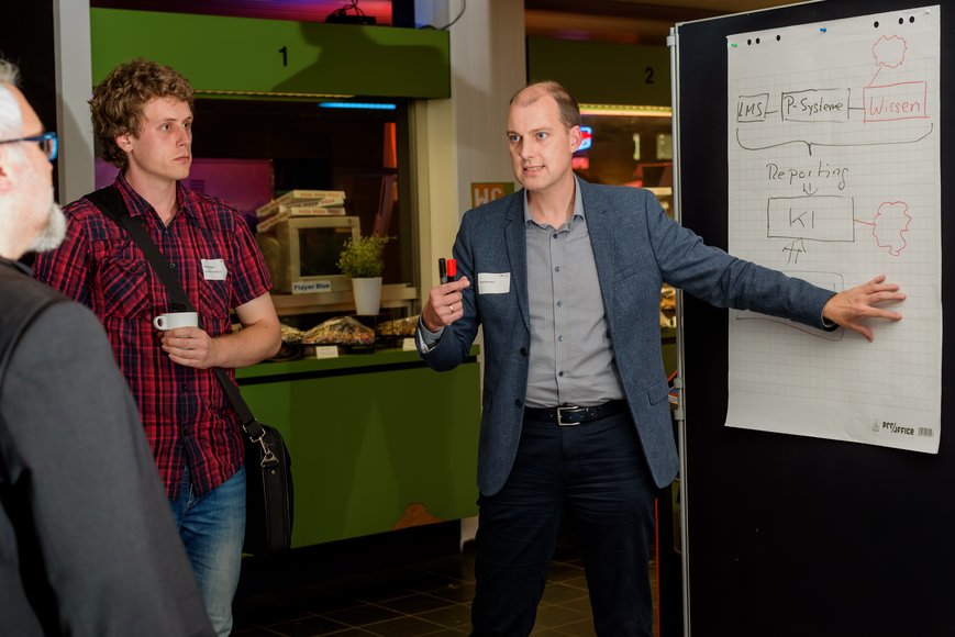 Thorsten Helmerichs Eine der Themengruppen im Austausch. Foto: Thorsten Helmerichs