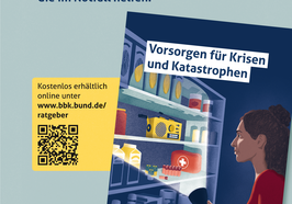Werbekampagne des BBK für den aktualisierten Ratgeber „Für den Notfall vorgesorgt“. Quelle: BBK