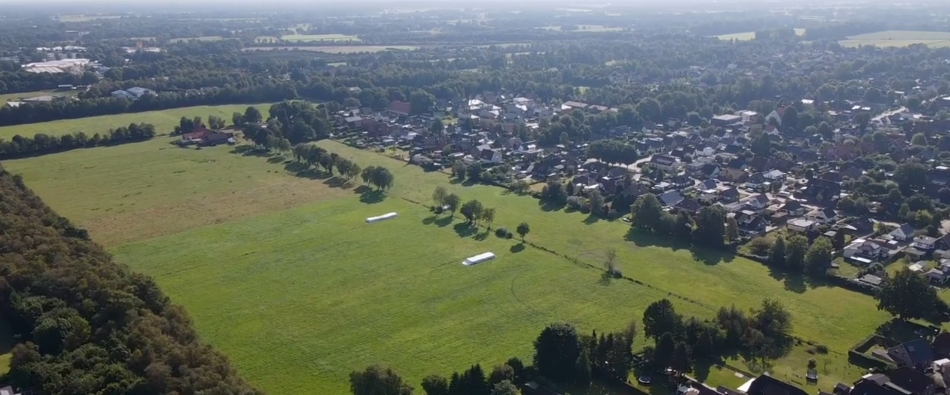 Luftbild des Planungsgebietes