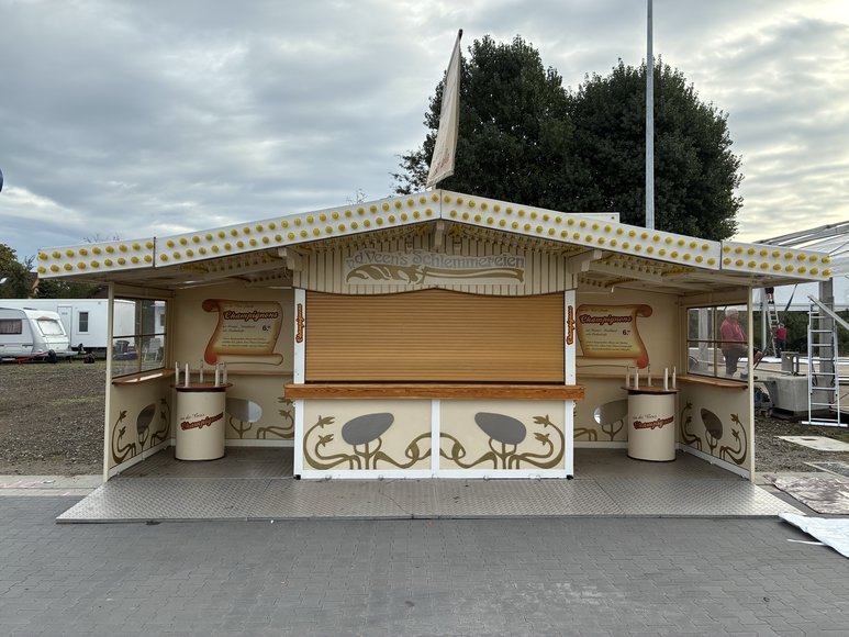 Van der Veen's Champignons beim Aufbau am 24. September 2026. Foto: Stadt Oldenburg