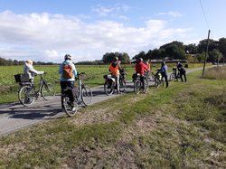 Eine Radtour des inForums mit der Haaren-Wasseracht führt entlang der Südbäke bis zur Ofenerdieker Bäke und informiert zum Wassermanagement. Foto: privat Eine Radtour des inForums mit der Haaren-Wasseracht führt entlang der Südbäke bis zur Ofenerdieker Bäke und informiert zum Wassermanagement. Foto: privat