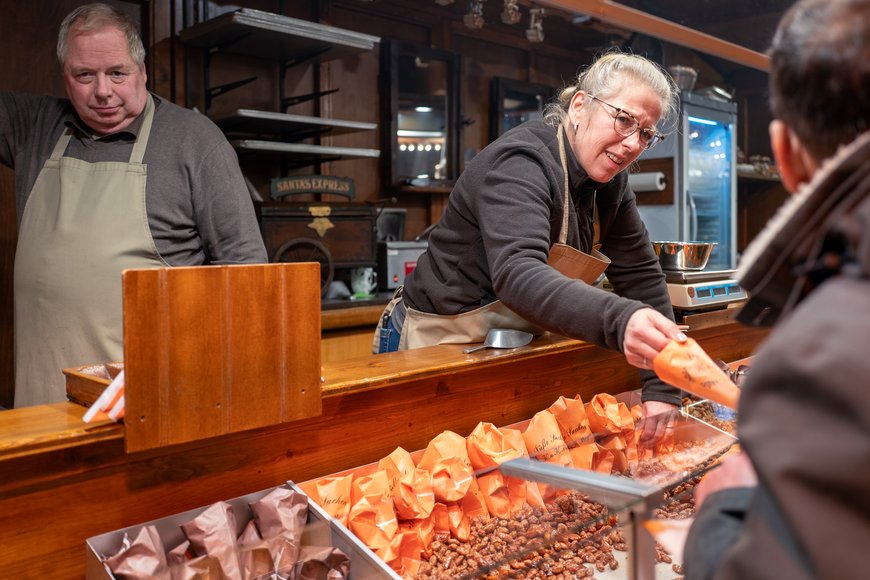 Sascha Stüber Meyer's süße Sachen auf dem Lamberti-Markt 2025. Foto: Sascha Stüber