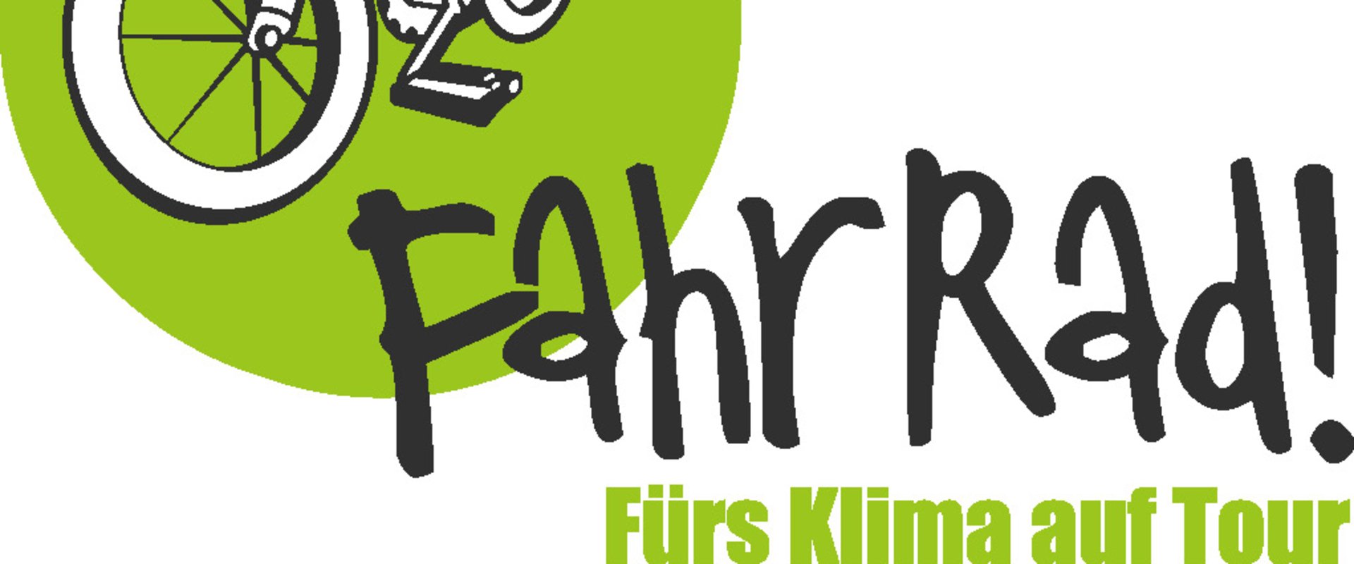 Fahrrad in grünem Kreis als Logo des Wettbewerbes. Quelle: Verkehrsclub Deutschland