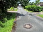 Die Straße Hartenkamp nach dem Ausbau