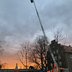Vorschau: Sonnenuntergang bei der Rettungsaktion. Foto: Stadt Oldenburg