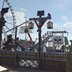 Vorschau: Der Aufbau vom Piratenfluss auf dem Kramermarkt am 19. September 2025. Foto: Stadt Oldenburg