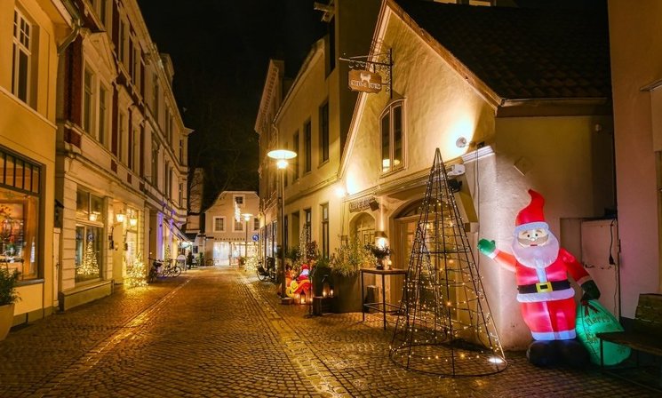 Die Oldenburger Altstadt in der Vorweihnachtszeit. Foto: Hans-Jürgen Zietz