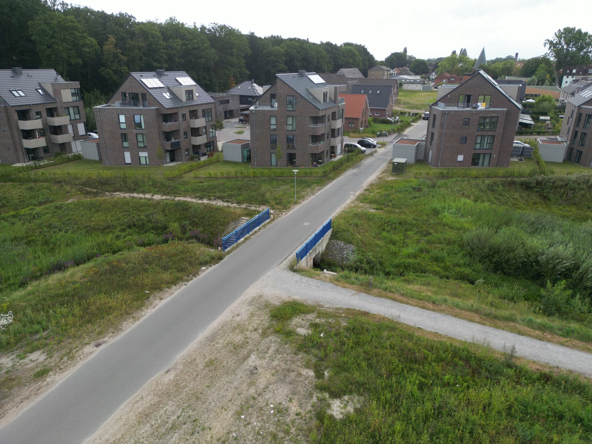 Die Brücke über die Ofenerdieker Bäke wird zur Fuß- und Radbrücke. Foto: Stadt Oldenburg